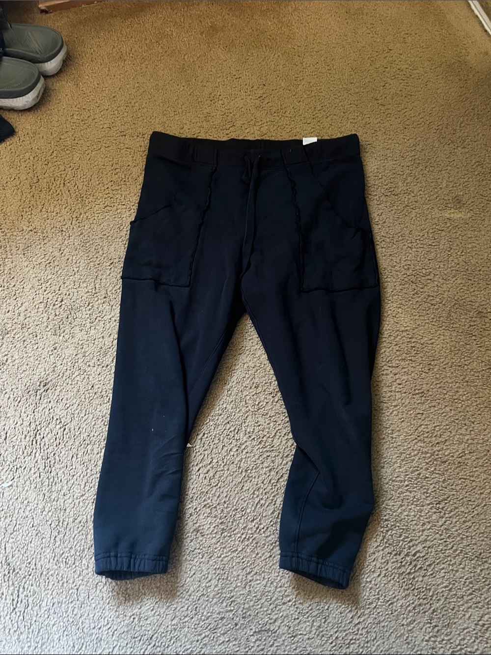 Frank & Eileen Navy Drawstring Pocket Joggers - Picture 3 of 6